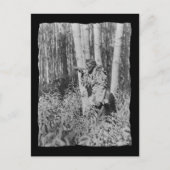 ヴィンテージ先住民アメリカンクレー ポストカード (正面)