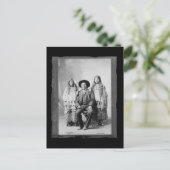 ヴィンテージ先住民アメリカンジェロニモ ポストカード (スタンド正面)