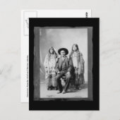 ヴィンテージ先住民アメリカンジェロニモ ポストカード (正面/裏面)