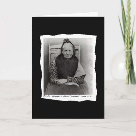 ヴィンテージ先住民アメリカンチェロキー カード (正面)