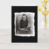 ヴィンテージ先住民アメリカンチェロキー カード (黄色い花)