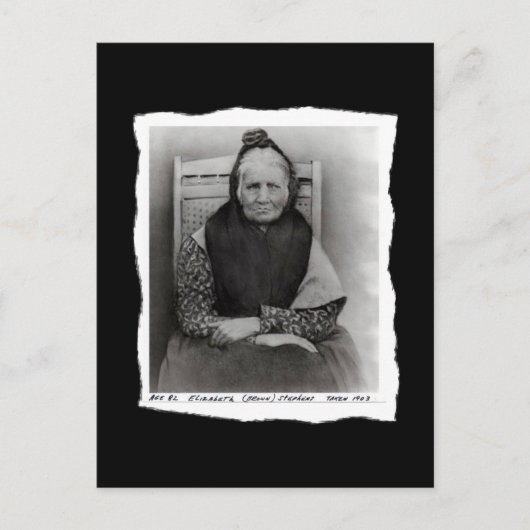 ヴィンテージ先住民アメリカンチェロキー ポストカード (正面)