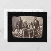 ヴィンテージ先住民アメリカンバンコック ポストカード (正面/裏面)