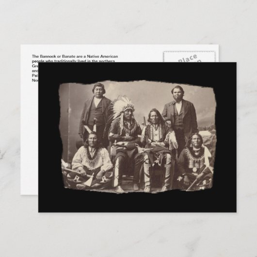 ヴィンテージ先住民アメリカンバンコック ポストカード (正面/裏面)