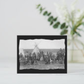 ヴィンテージ先住民アメリカンパイオテ ポストカード (スタンド正面)