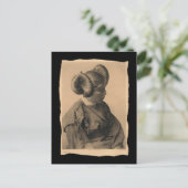 ヴィンテージ先住民アメリカンホピガール ポストカード (スタンド正面)