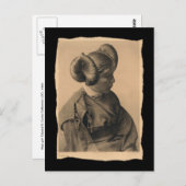 ヴィンテージ先住民アメリカンホピガール ポストカード (正面/裏面)