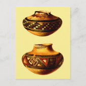ヴィンテージ先住民アメリカンホピサウスウエストアート ポストカード (正面)