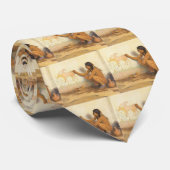 ヴィンテージ先住民アメリカン、インディアンアーティストby Couse ネクタイ (ロール)