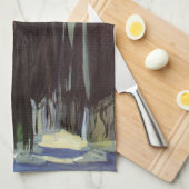 ヴィンテージ先住民アメリカン、タオスガールズバイウォルター・ウファー キッチンタオル (四つ折り)