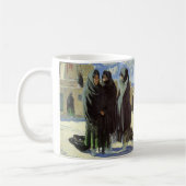 ヴィンテージ先住民アメリカン、タオスガールズバイウォルター・ウファー コーヒーマグカップ (左)