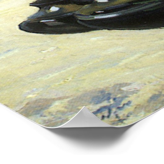 ヴィンテージ先住民アメリカン、タオスガールズバイウォルター・ウファー ポスター (角)