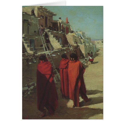 ヴィンテージ先住民アメリカン、ホピプエブロバイルイ・アキン (正面)