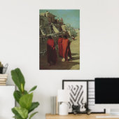 ヴィンテージ先住民アメリカン、ホピプエブロバイルイ・アキン ポスター (ホームオフィス)