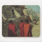 ヴィンテージ先住民アメリカン、ホピプエブロバイルイ・アキン マウスパッド (正面)