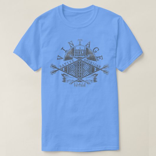 ヴィンテージ先住民アメリカン(2) Tシャツ (デザイン正面)