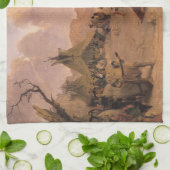 ヴィンテージ先住民アメリカン、Medicine Dance by Eastman キッチンタオル (折り畳み)