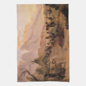 ヴィンテージ先住民アメリカン、Medicine Dance by Eastman キッチンタオル (縦)