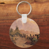 ヴィンテージ先住民アメリカン、Medicine Dance by Eastman キーホルダー (裏面)