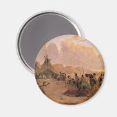 ヴィンテージ先住民アメリカン、Medicine Dance by Eastman マグネット (正面/裏面)