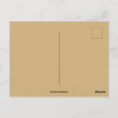 ヴィンテージ先住民アメリカ人女性感謝祭 ポストカード (裏面)