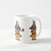 ヴィンテージ先住民アメリカ伝統的人 コーヒーマグカップ (正面右)