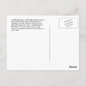 ヴィンテージ先住民アメリカJicarilla Apache girl in F ポストカード (裏面)