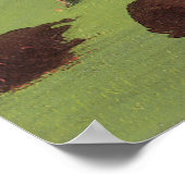 ヴィンテージ先住民、バッファロー・チェイス・バイ・カトリン ポスター (角)