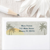 ヴィンテージ先差出人住所ラベル ラベル (インサイチュ)