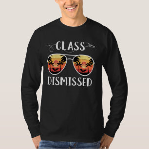 ヴィンテージ先生クラス解雇サングラスサンセット Tシャツ