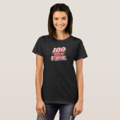 ヴィンテージ先生又は100日目 Tシャツ (正面フル)