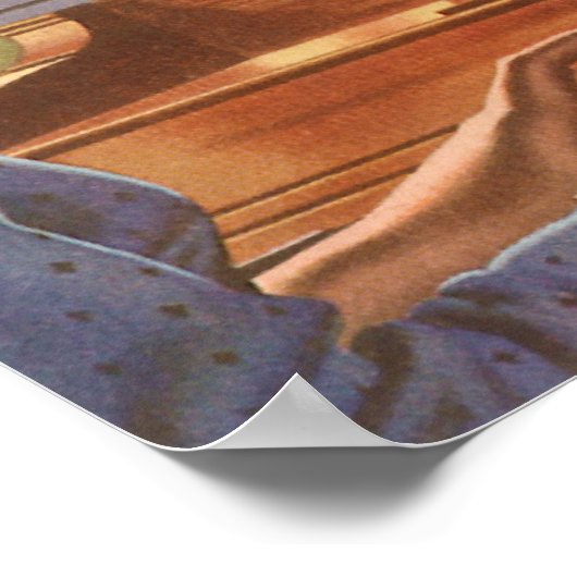 ヴィンテージ先生教えの生徒が歌う ポスター (角)