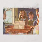 ヴィンテージ先生教えの生徒が歌う ポストカード (正面)