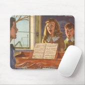 ヴィンテージ先生教えの生徒が歌う マウスパッド (マウス)