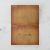 ヴィンテージ先結婚式サンキューカード サンキューカード (内部)