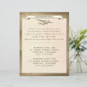 ヴィンテージ先結婚式チケット – 宿泊施設 (スタンド正面)