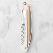 ヴィンテージ光ストライプ色 ソムリエナイフ (正面)