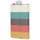 ヴィンテージ光ストライプ色 フラスク (左)