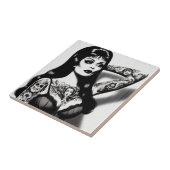 ヴィンテージ入れゴシックガール タイル (側面)