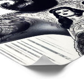 ヴィンテージ入れゴシックガール ポスター (角)