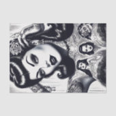 ヴィンテージ入れゴシックガール 薄葉紙 (正面)