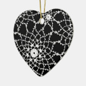 ヴィンテージ入れレース セラミックオーナメント (左)