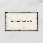 ヴィンテージ入れ名刺 名刺 (裏面)