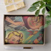 ヴィンテージ入れ墨のピンを上へ 薄葉紙 (ギフト)