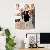 ヴィンテージ入浴美しいポスター ポスター (ホームオフィス)