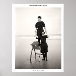 ヴィンテージ入浴美しい遊ズスワース ポスター