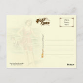 ヴィンテージ入浴美しい ポストカード (裏面)