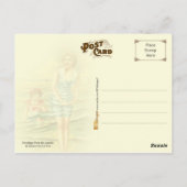 ヴィンテージ入浴美しい ポストカード (裏面)