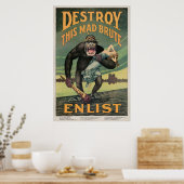 ヴィンテージ入隊ポスター ポスター (キッチン)