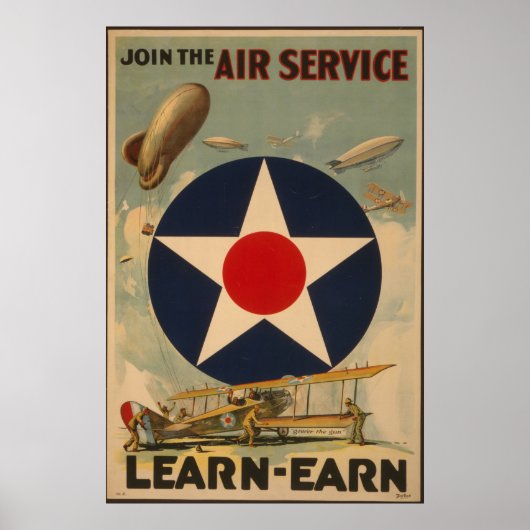 ヴィンテージ入隊ポスター ポスター (正面)